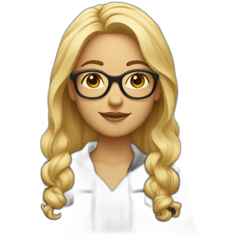 blonde-haired-girl-with-the-glases-What? emoji