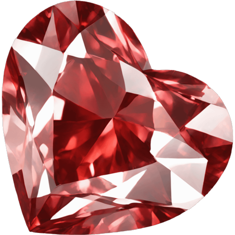 hear shaped diamond red color emoji