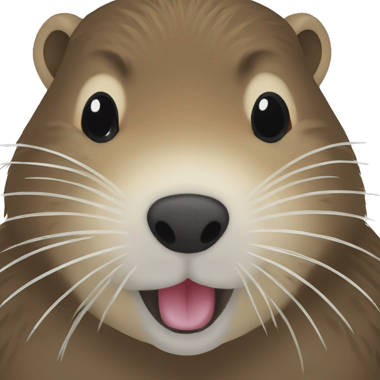 Nutria enamorada  emoji