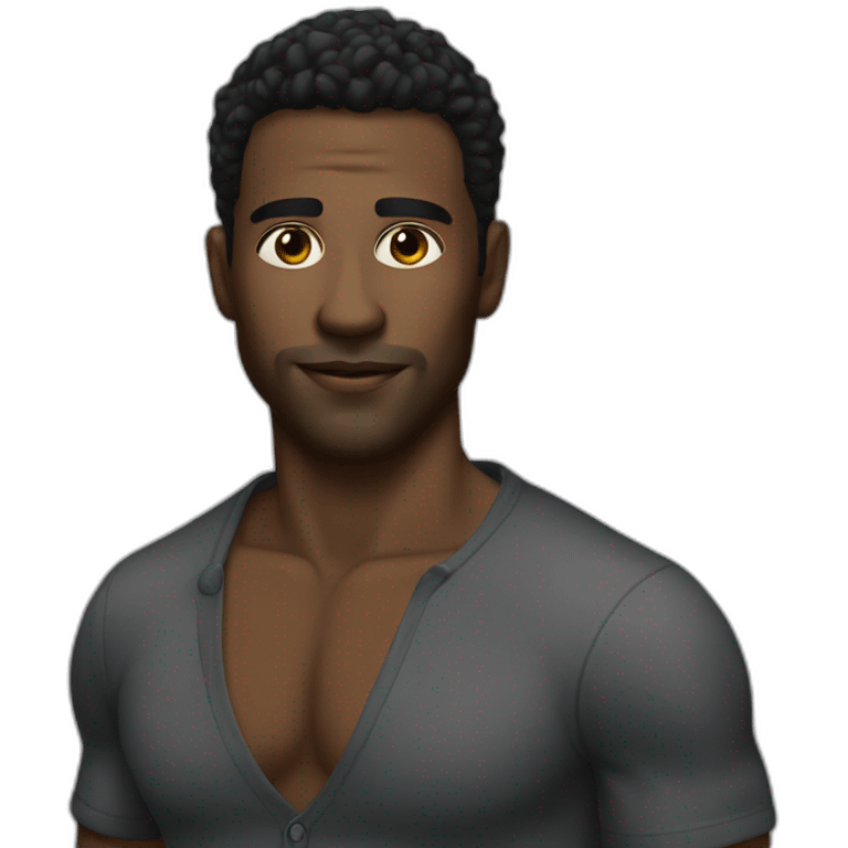 Sexy black man emoji