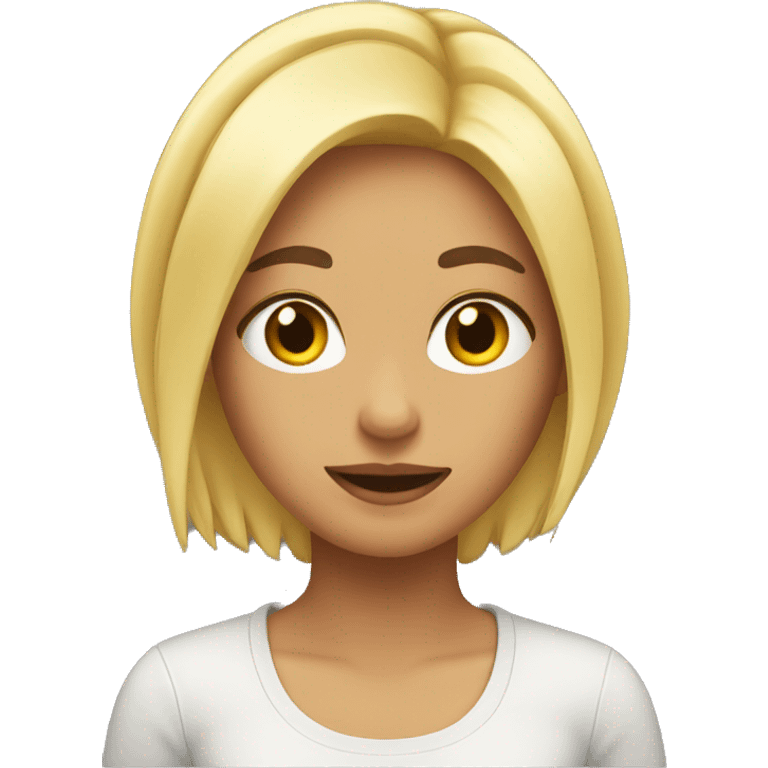 Chica rubia emoji