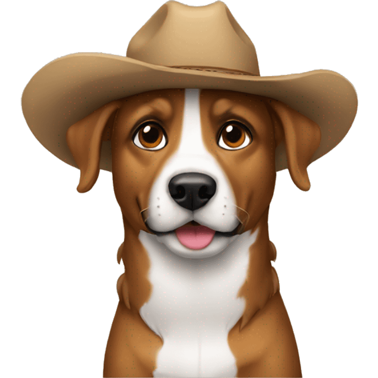 Dog dog dog dog cowboy emoji