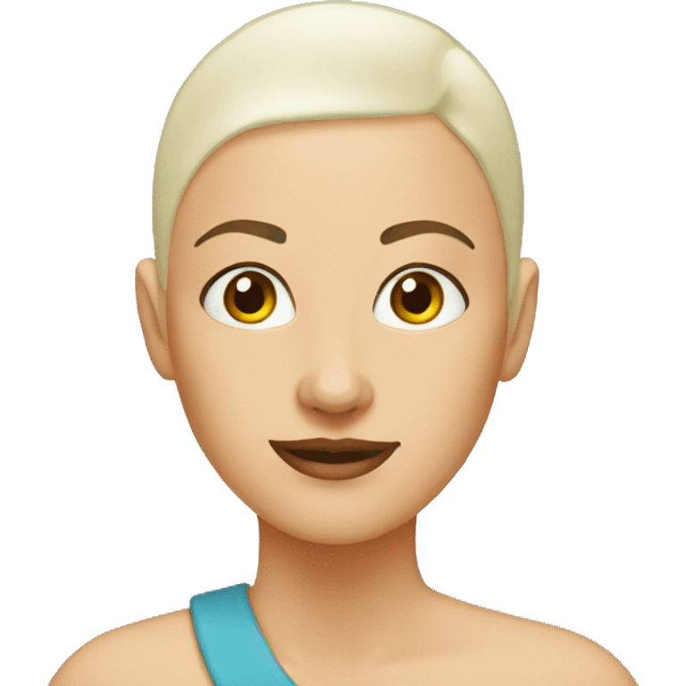 bald women emoji