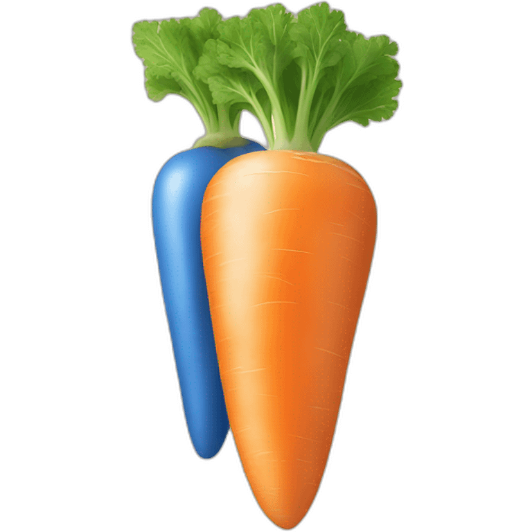 blue carrot emoji