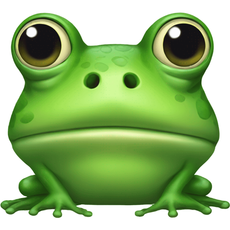 frog with frog on its head emoji