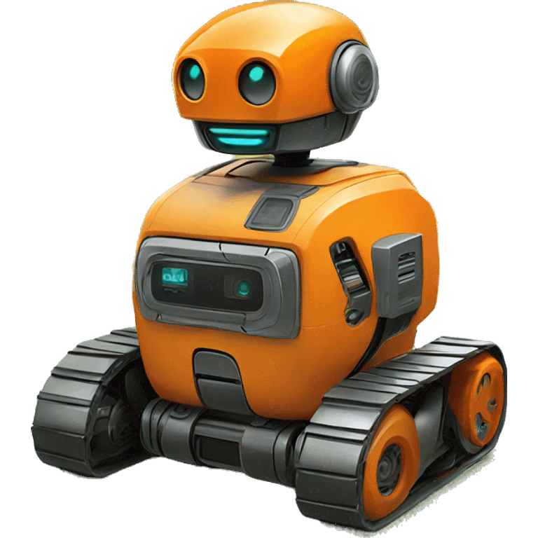 lawn roboter orange emoji