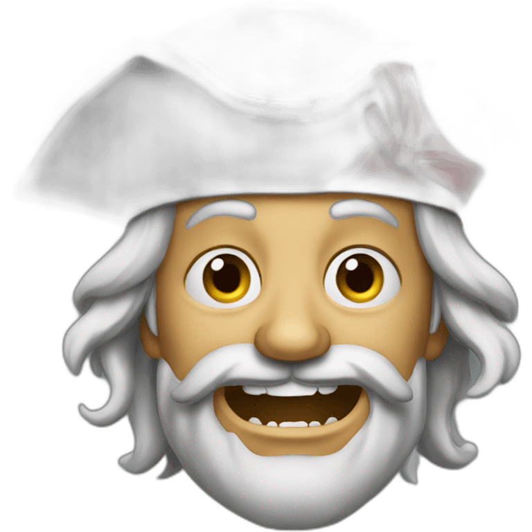 The scary old pirate emoji