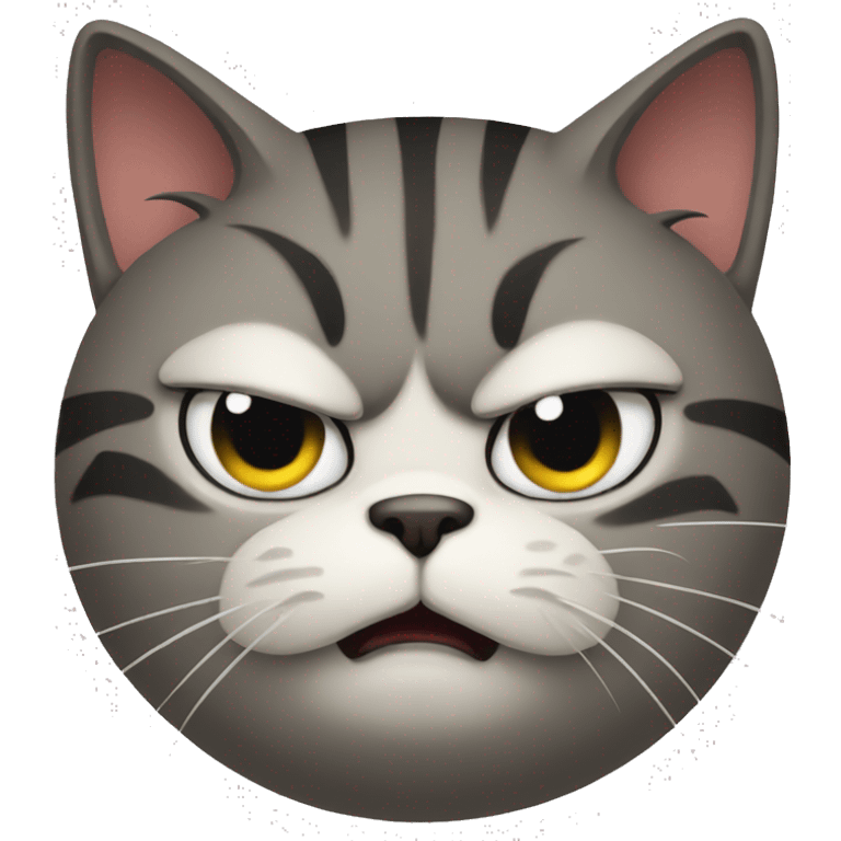 Angry cat emoji