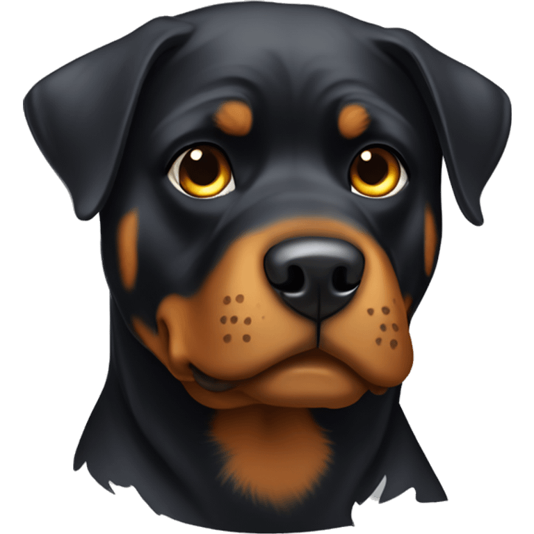 Wer Rottweiler with shampoo on his head emoji