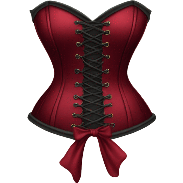 Red wine Corset  emoji