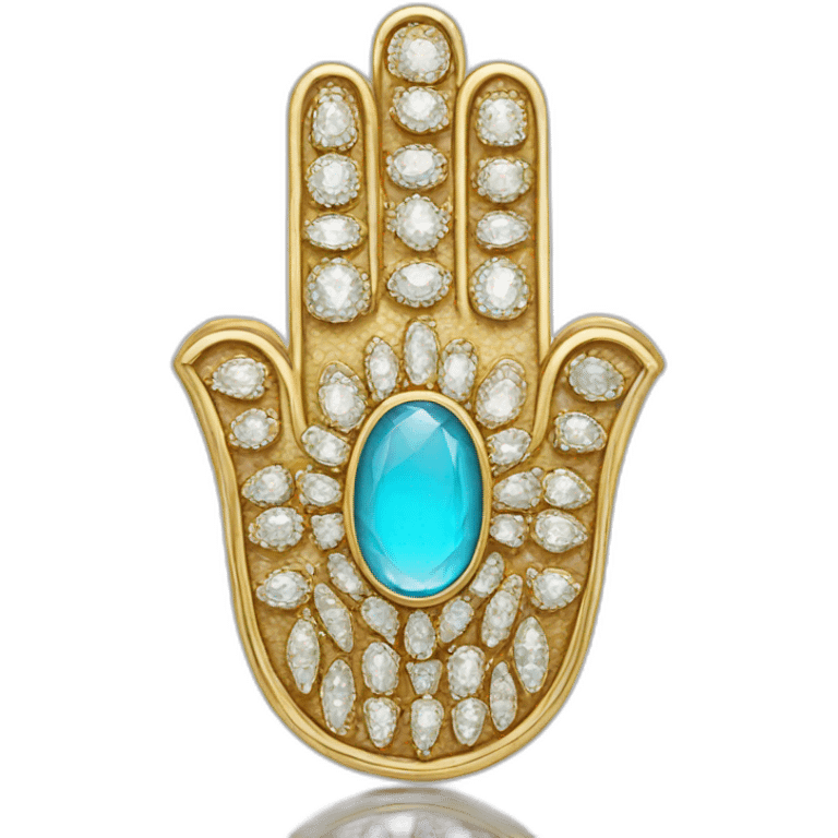 Khamsa jewels emoji