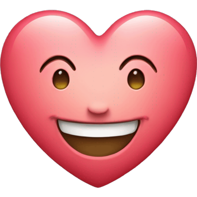 Heart with a smiling face  emoji