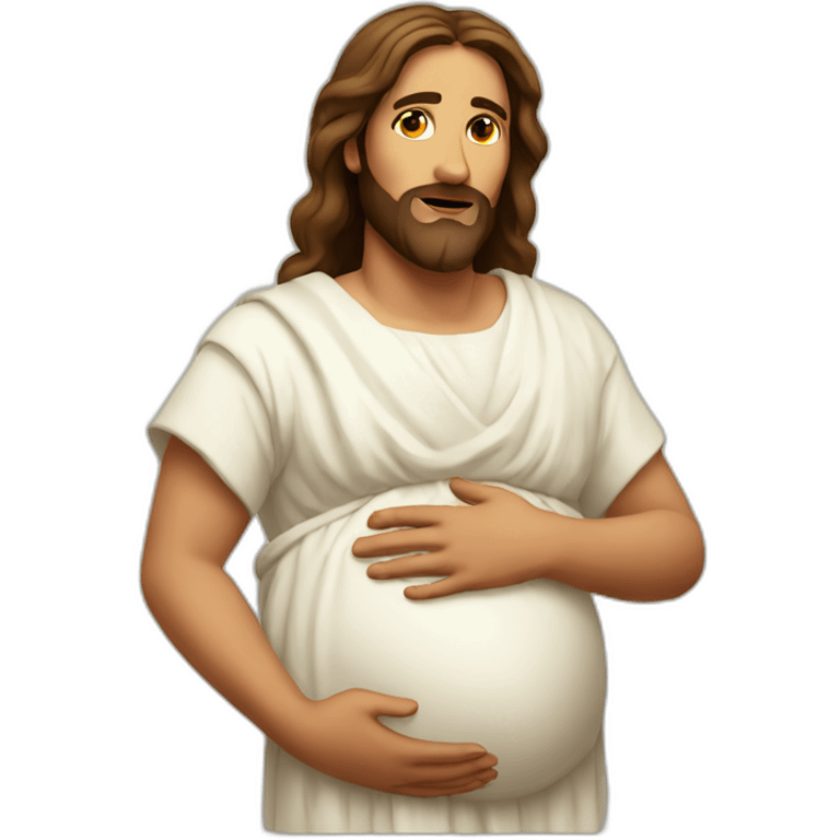 pregnant jesus emoji