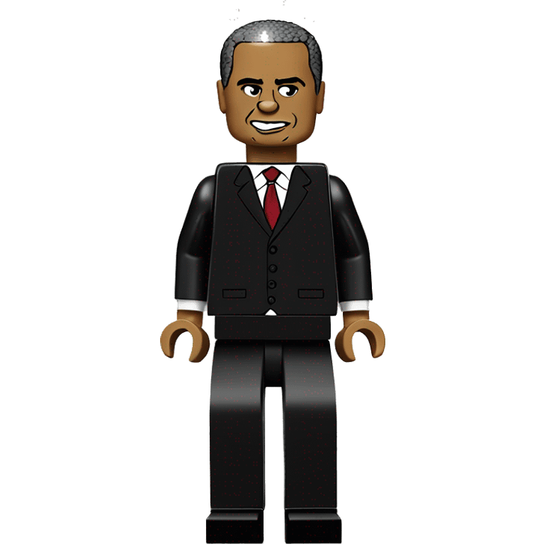 BARACK OBAMA full body lego emoji