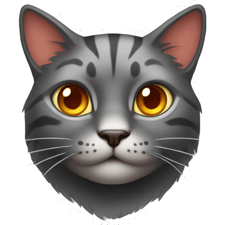 Gato Com Fogo Nos Olhos emoji