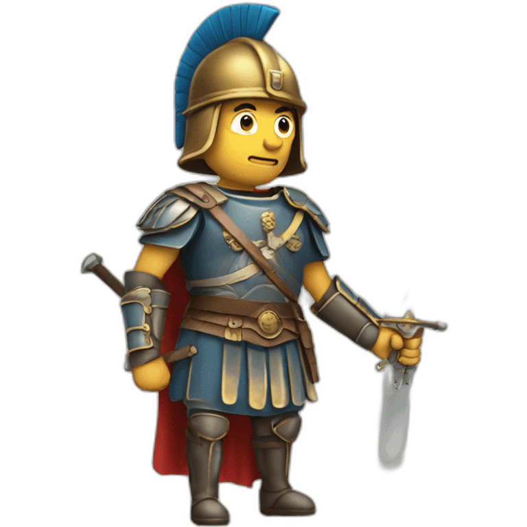 rome soldier with sword emoji