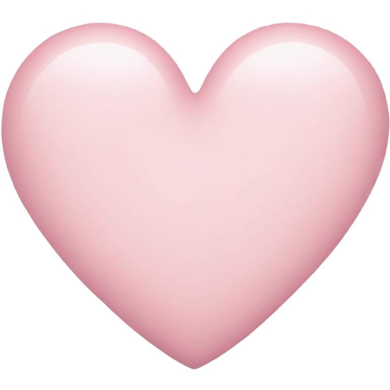 Baby pink heart emoji