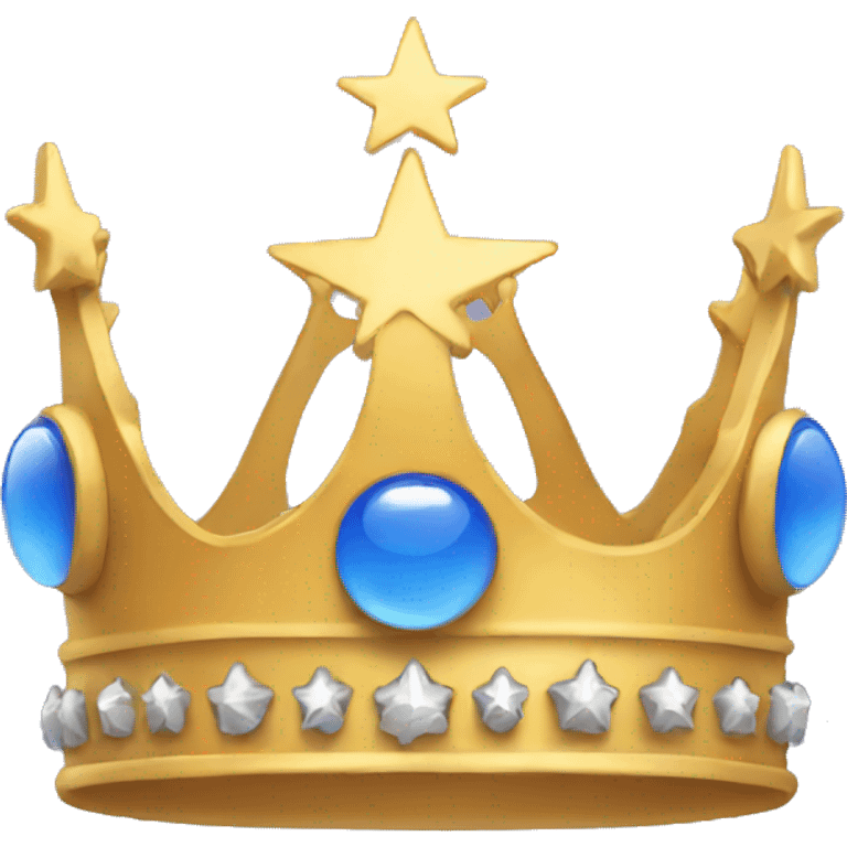 crown with star emoji