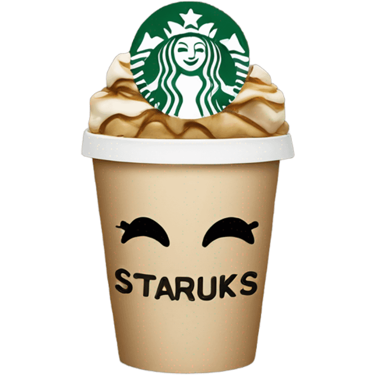 Glamour starbucks logo emoji