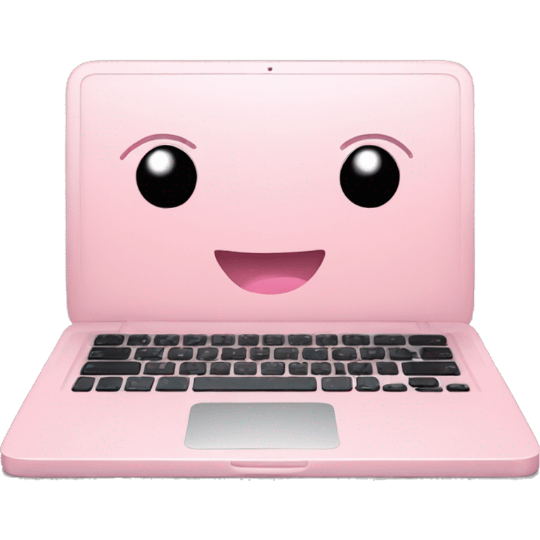 Soft Pink laptop 🩷 emoji