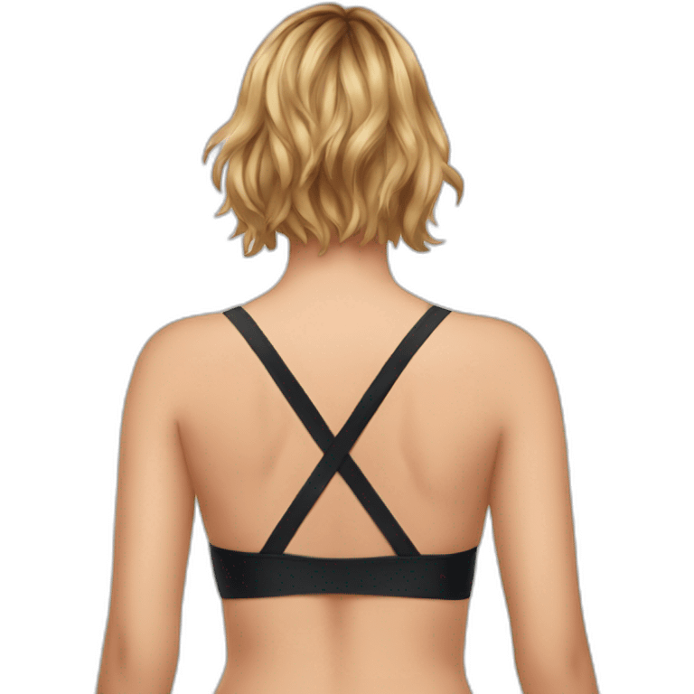 Jennifer Lawrence in bikini back turned emoji