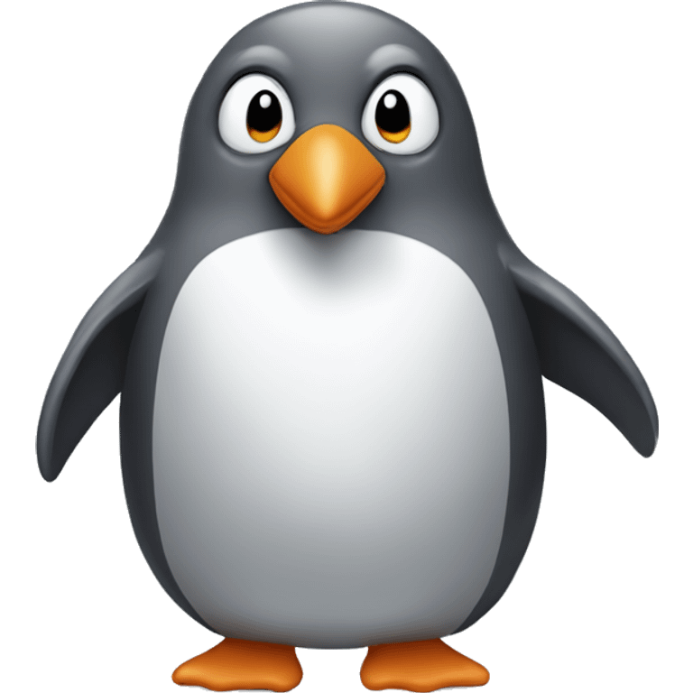  Grey penguin  emoji