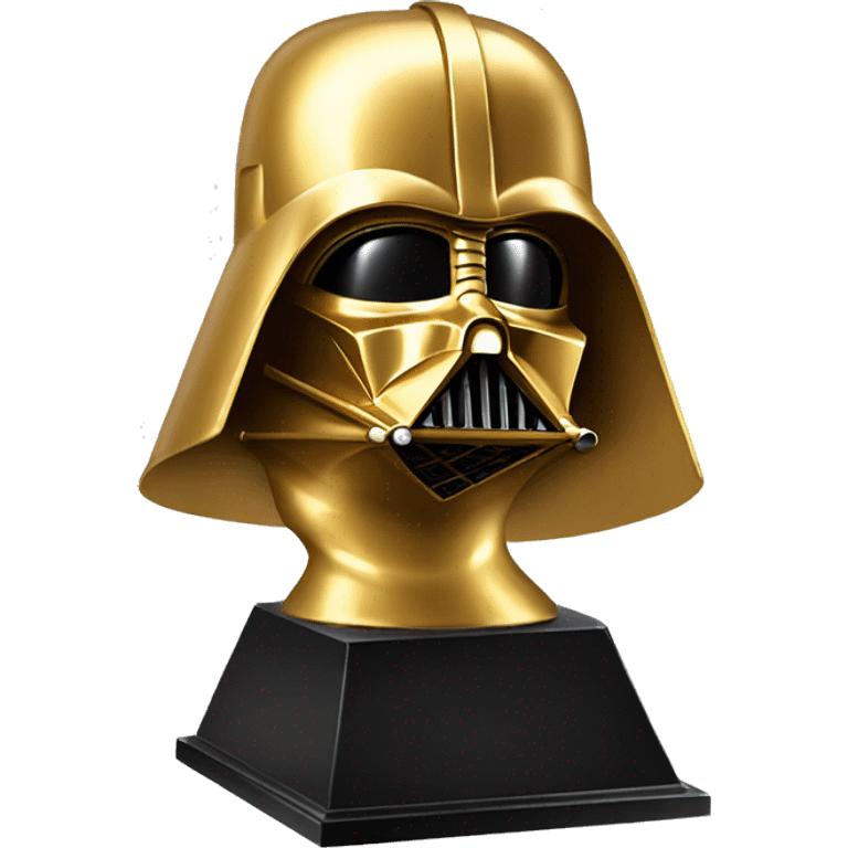 star wars time show trophy golden vader emoji