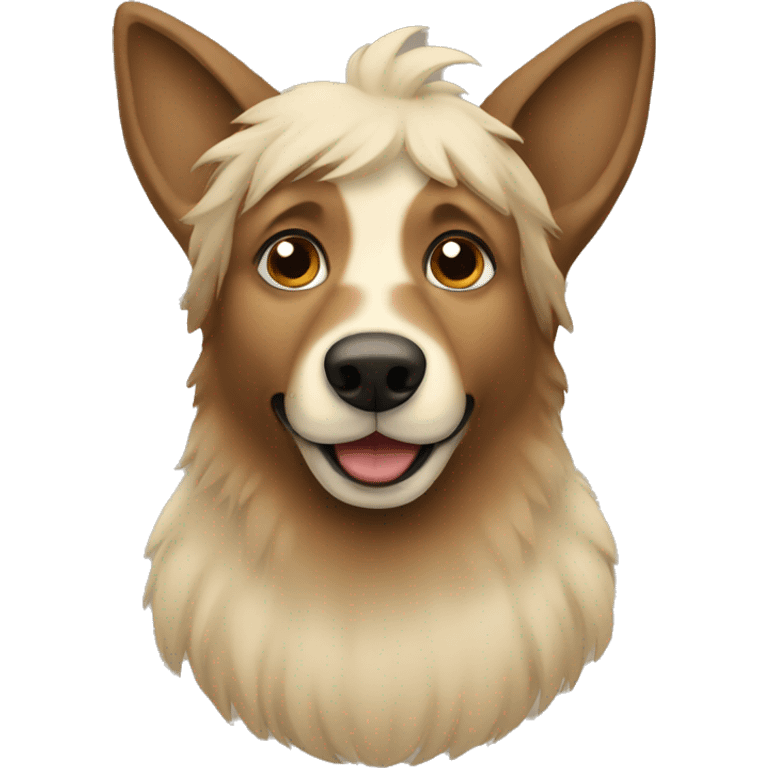 beige shepherd emoji