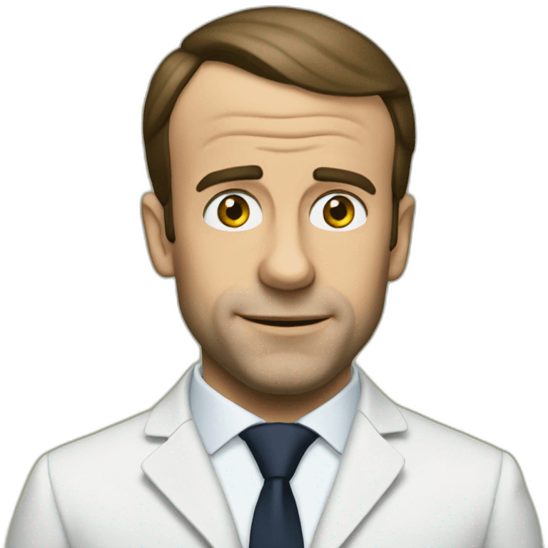 macron qui se drogue emoji