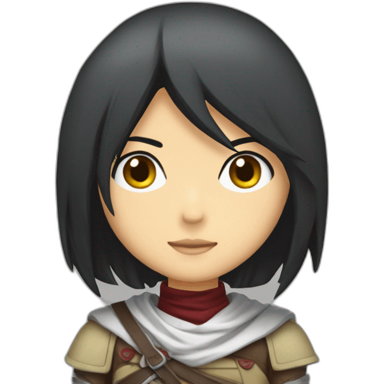 mikasa ackerman emoji