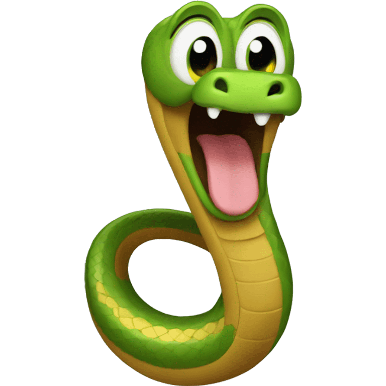 Singing snake emoji