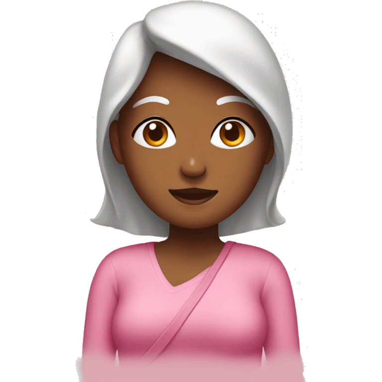 women breast cancer survivor emoji