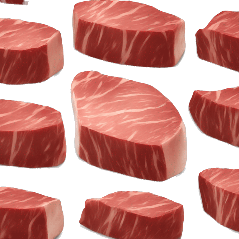 Medium rare steak  emoji