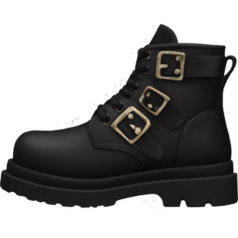 goth boots emoji