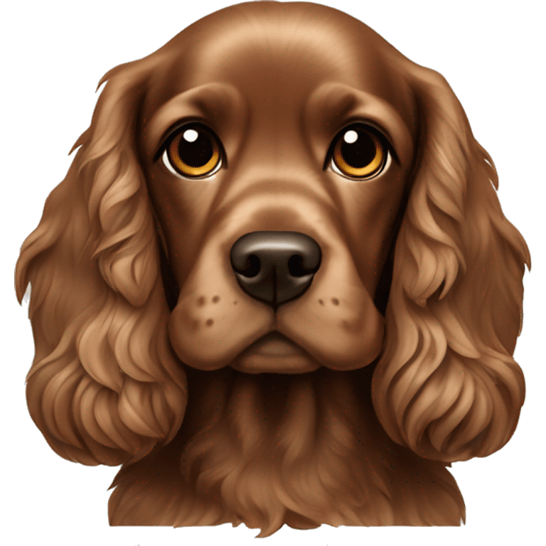 Cocker spaniel Brown  emoji