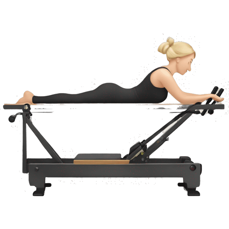 Aesthetic Pilates reformer emoji