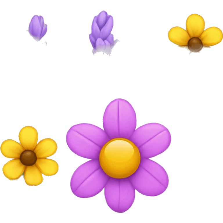 Cute western wild flowers  emoji