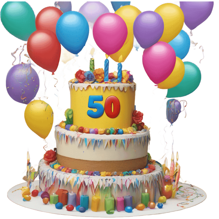 Happy 50th Birthday emoji