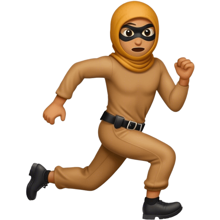 Robber running emoji emoji