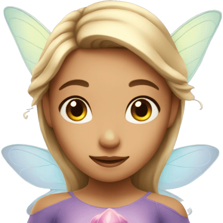 Girl as fairy emoji