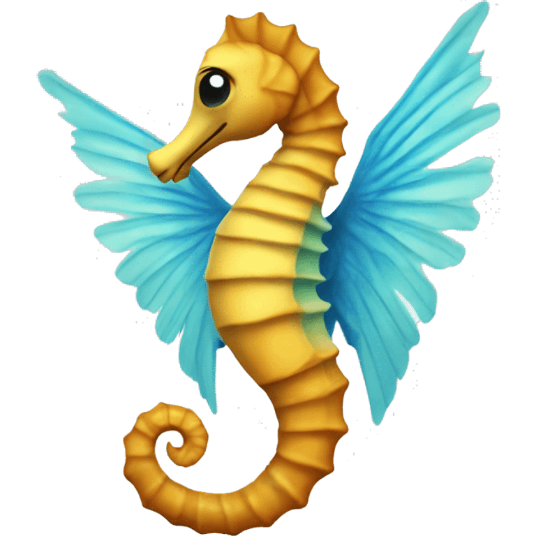 seahorse with wings emoji