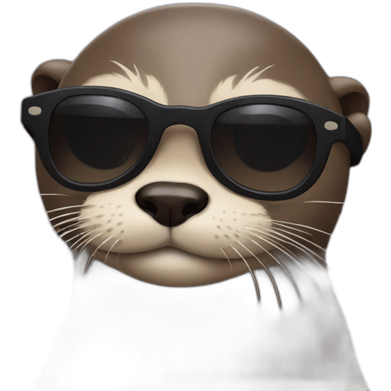 otters with sunglasses emoji