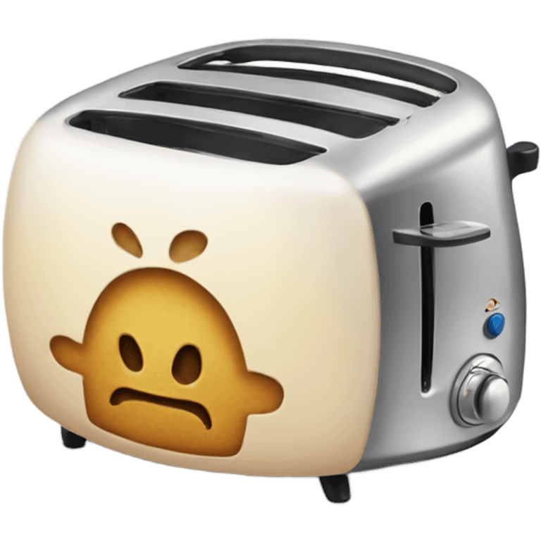 A sphere shaped toaster  emoji