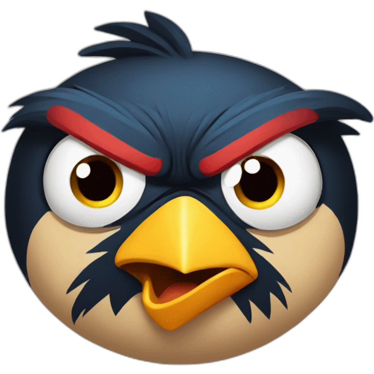 angry bird emoji