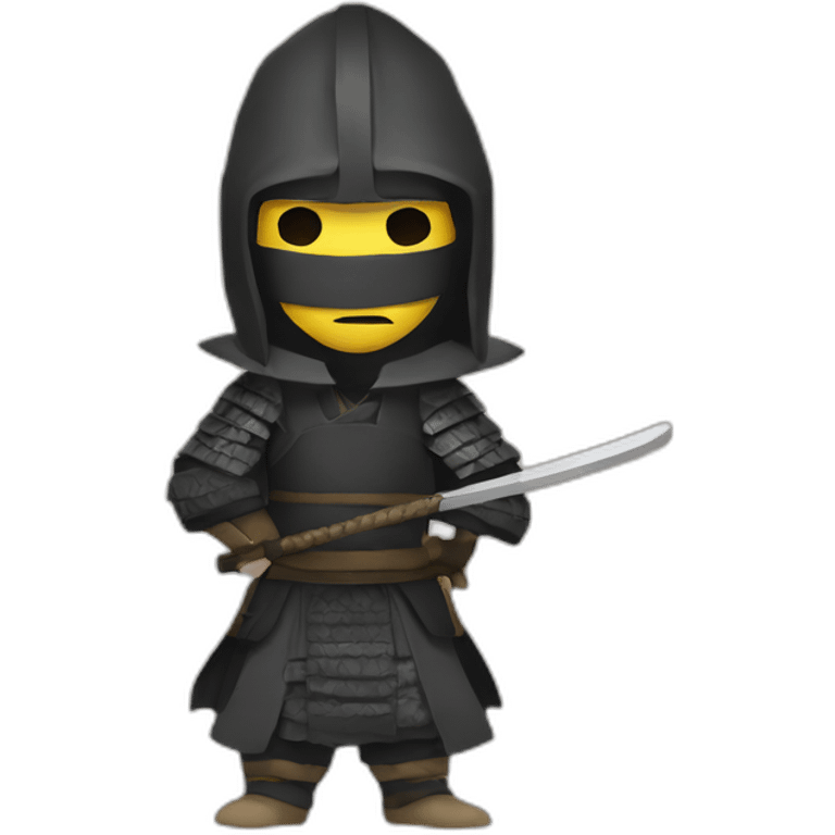 Ronin wearing a mask emoji