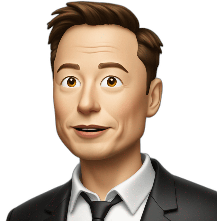 Elon Musk boit de la bière emoji