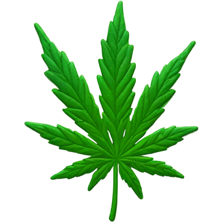 Marijuana leaf laughing  emoji