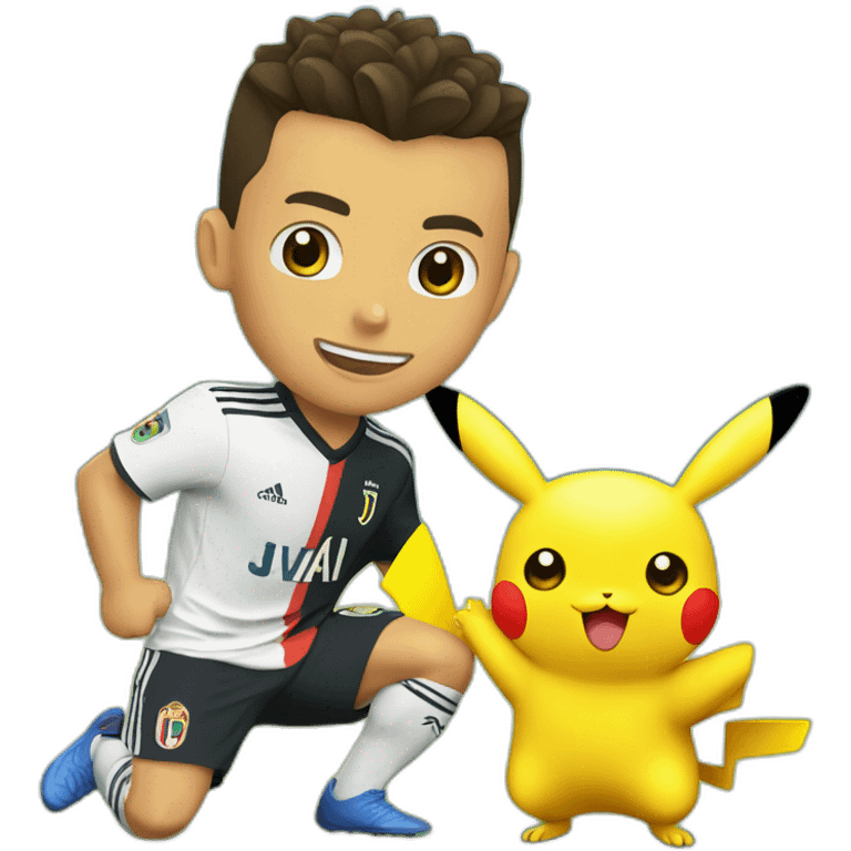 ronaldo sur pikachu emoji