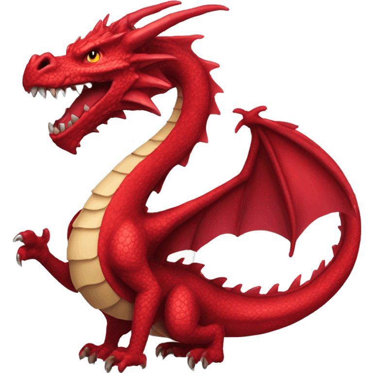 Crimson dragon emoji