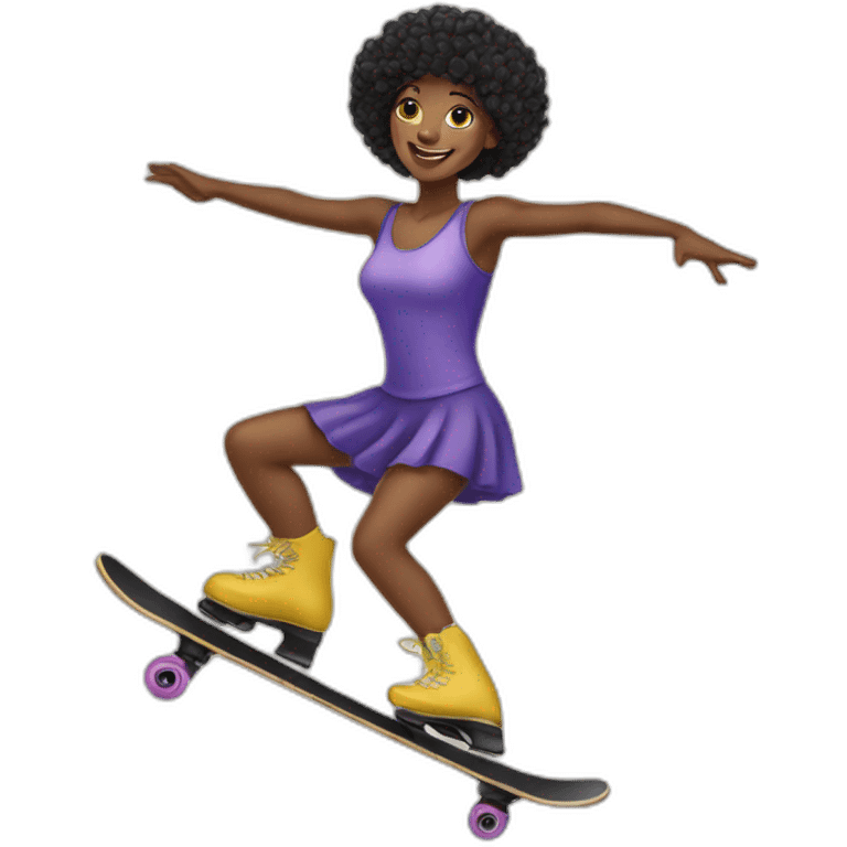 Patineuse artistique emoji